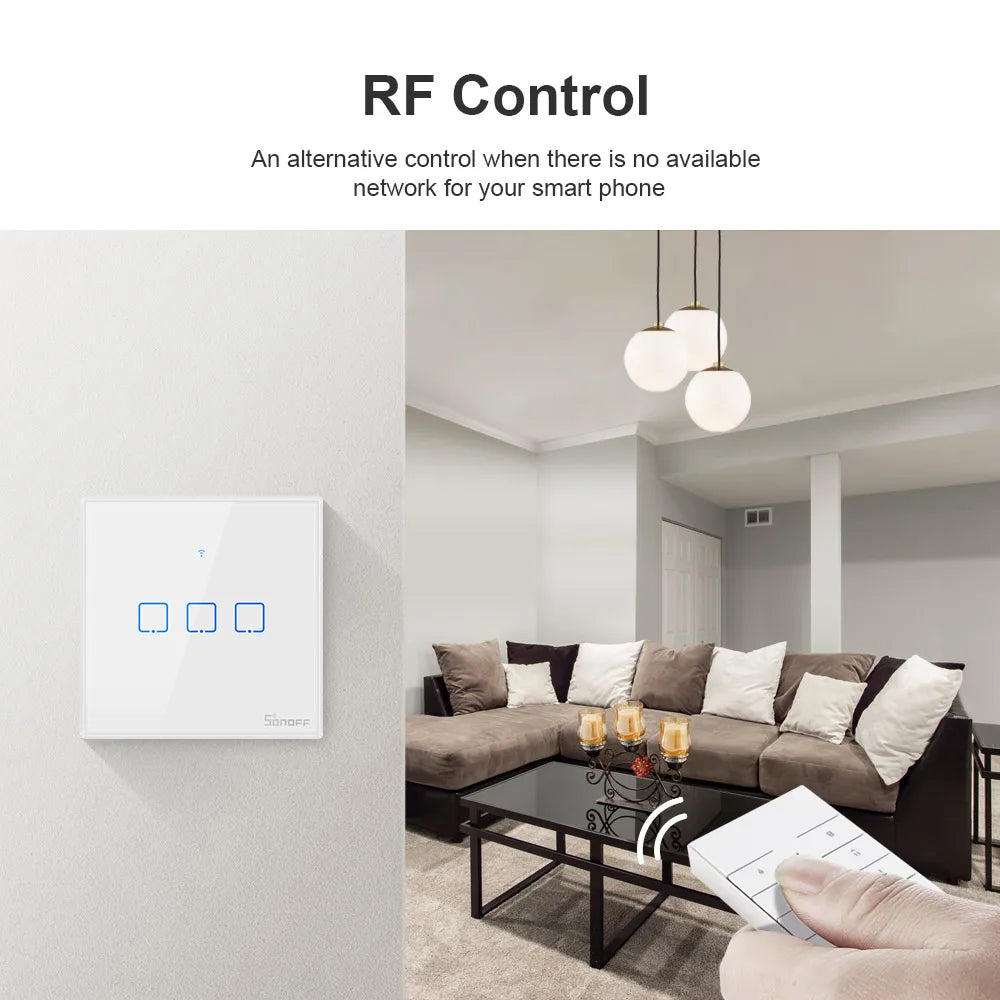 Dotykowy Włącznik Światła SONOFF TX Smart Switch (1/2/3 Gang)