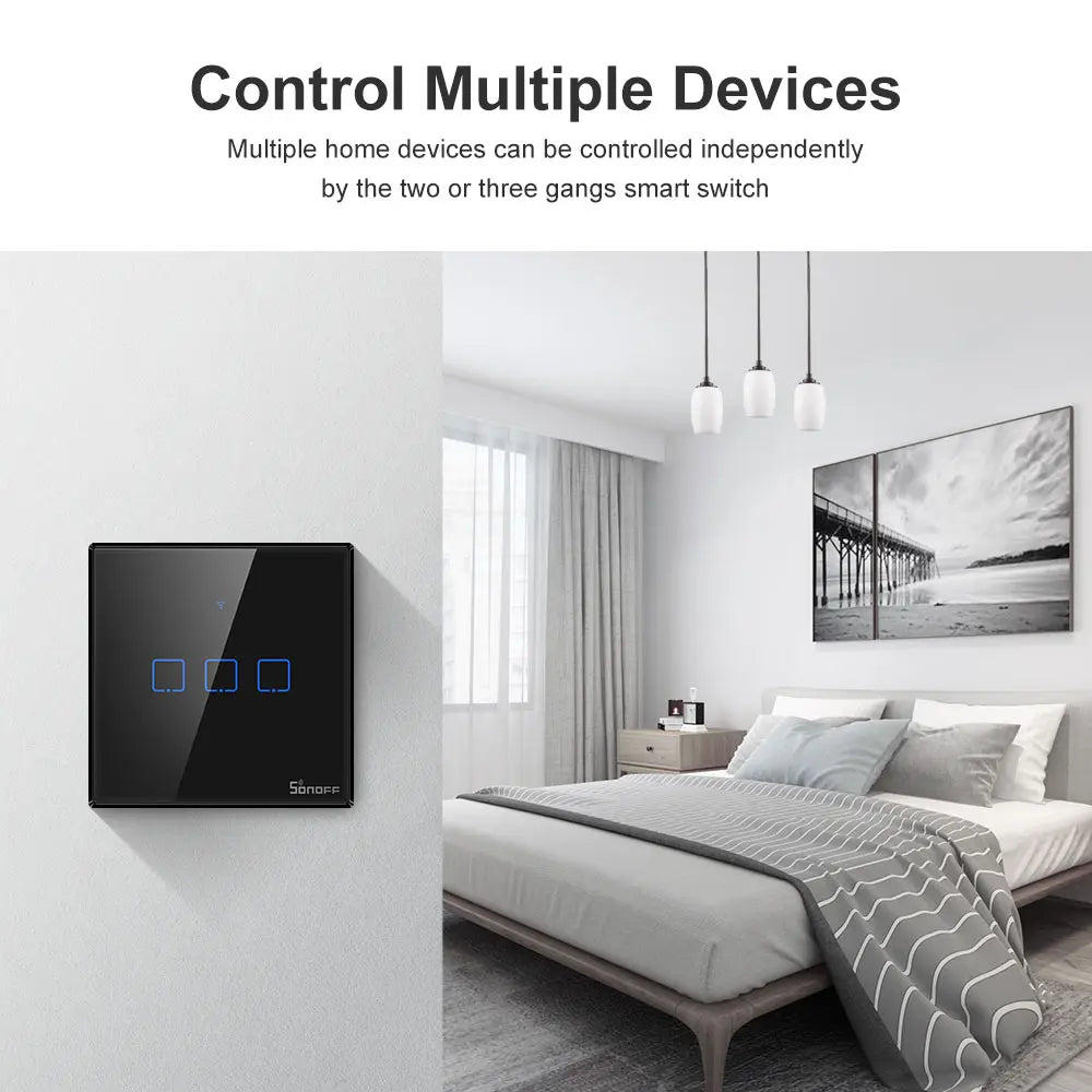 Dotykowy Włącznik Światła SONOFF TX Smart Switch (1/2/3 Gang)