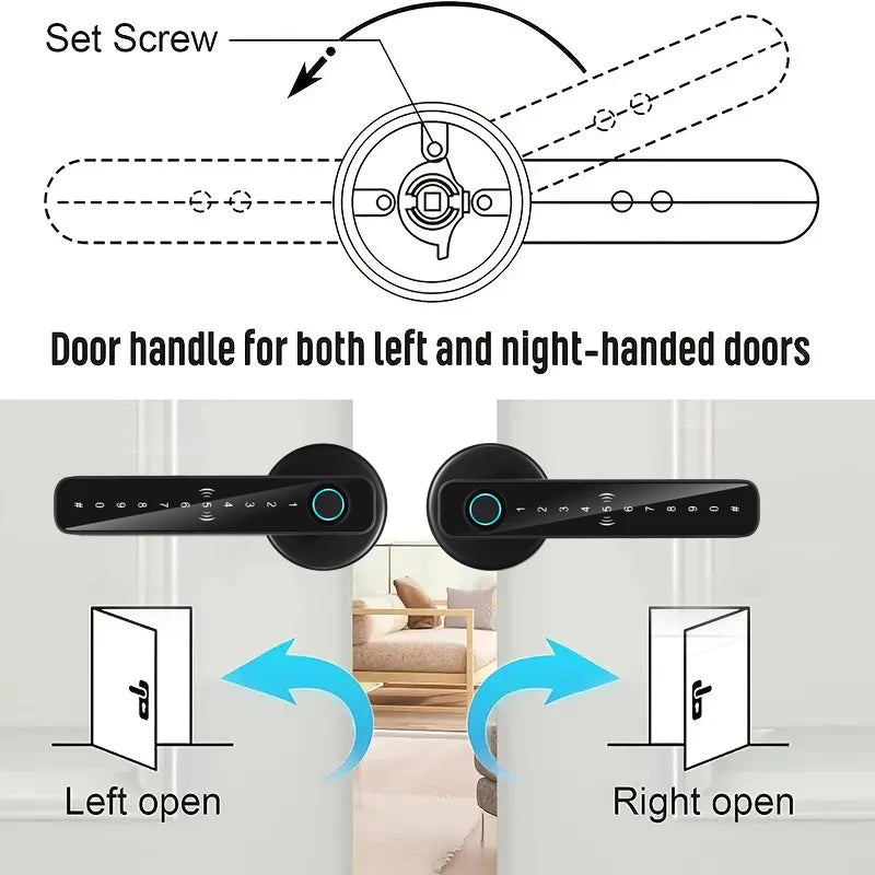 Inteligentny Zamek Biometryczny Tuya Smart Lock