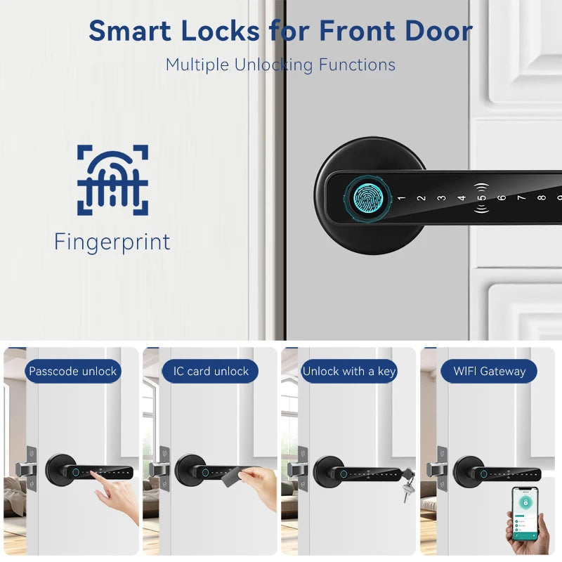 Inteligentny Zamek Biometryczny Tuya Smart Lock
