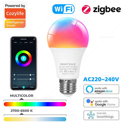Inteligentna Żarówka LED Smart RGB E27
