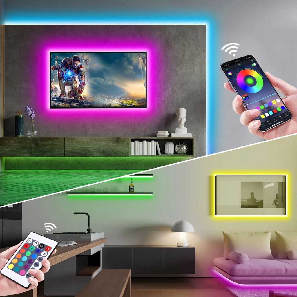 Neon LED RGB Wodoodporny + Pasek Smart App