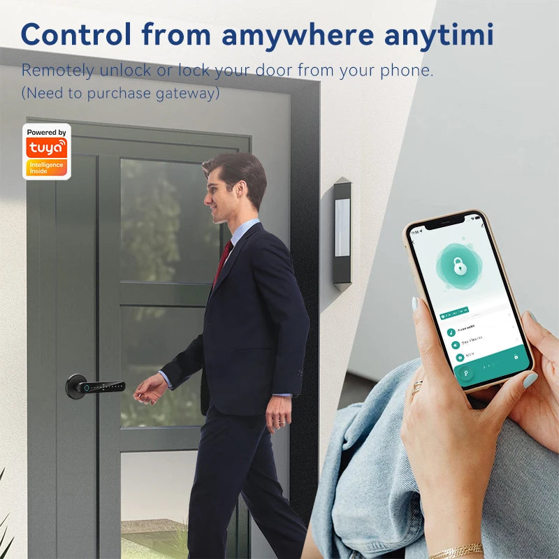 Inteligentny Zamek Biometryczny Tuya Smart Lock