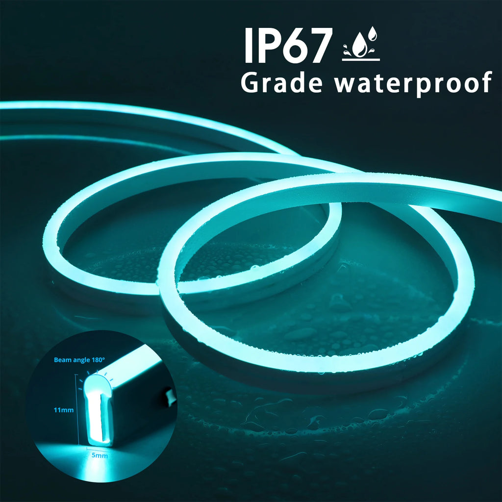 Neon LED RGB Wodoodporny + Pasek Smart App