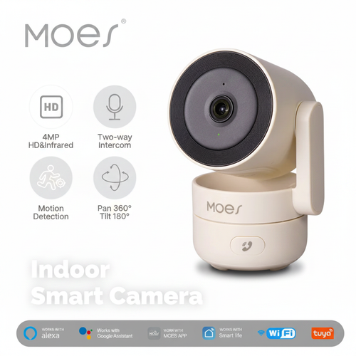 MOES Smart Camera białe tło
