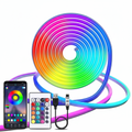 Taśma LED RGB na białym tle